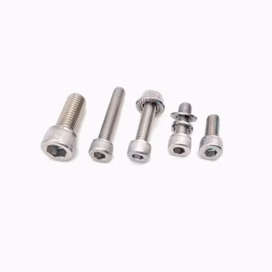 China Factory SS304 SS316 Stainless Steel Fasteners Threaded Rod/ Bolt and Nut/Washer/Anchor/Rigging/Pin/Rivet/Decking Screw/Hex Socket Head Cap Screw