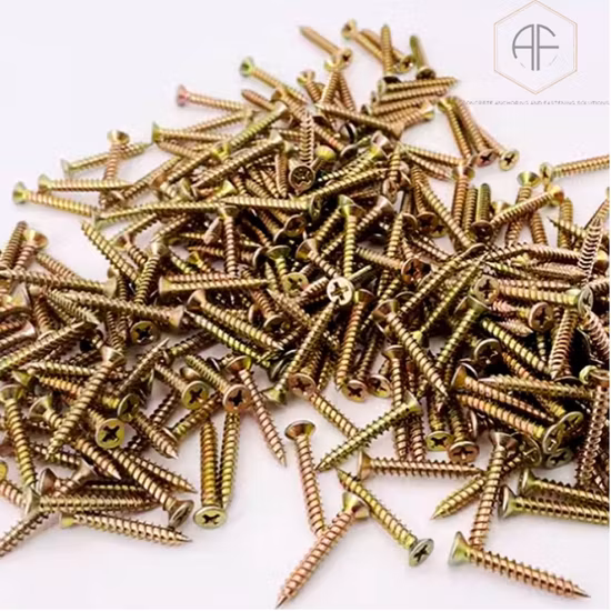 Venta al por mayor de China Hecho en China Tornillos de sujeción de hardware Perno Tornillo autoperforante Tornillo autorroscante Tornillo para paneles de yeso Tornillo para aglomerado
